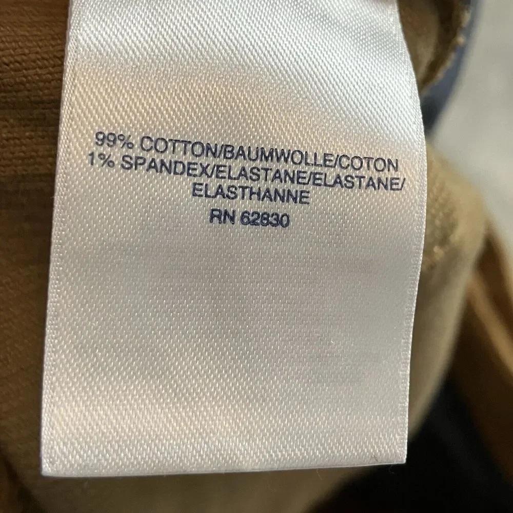 Lands End Corduroy Pants Mens 36 Tan Traditional Fit Stretch Waist Cotton Blend‎